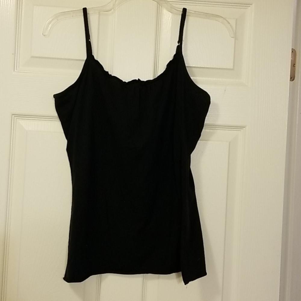 Black tank top